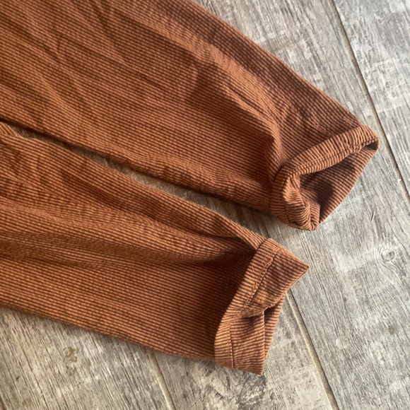Arizona paper bag waist brown pants - Picture 3 of 6